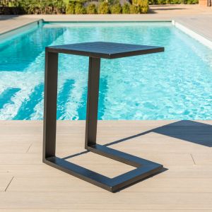 Berlin Aluminium Side Table - Black  