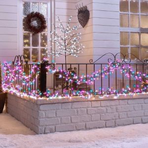 Blitzen Cluster Lights -  480 LEDs - Rainbow - 6.9m