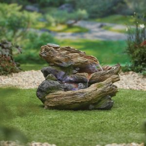 La Hacienda Bubbling Brook Water Feature Inc LEDS