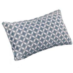 MZ Outdoor Sunbrella Fabric Bolster Cushion - Pack Of 2 -  Mosaic Blue