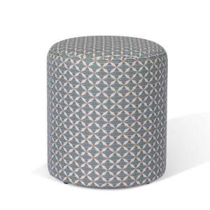 MZ Outdoor Sunbrella Footstool - Mosaic Blue