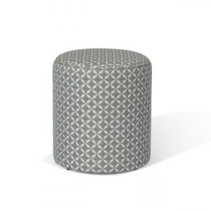 MZ Outdoor Sunbrella Footstool - Mosaic Glacier 