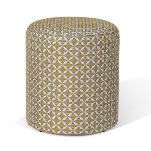 MZ Outdoor Sunbrella Footstool - Mosaic Yellow 