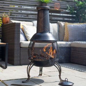 La Hacienda Leon Mesh Chimenea - Medium 