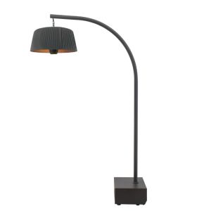 MZ Lyra Overhang Electric Patio Heater - 1800W - Charcoal
