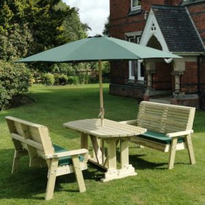 Moorvalley Ergo 6 Seater Rectangular Bench Dining Set