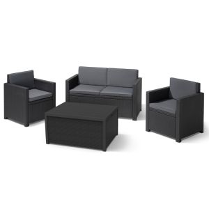 Norfolk Armona 4 Seater Resin Sofa Set 