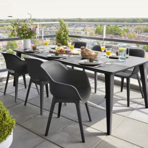 Norfolk Lima 6 Seater Resin Dining Set 