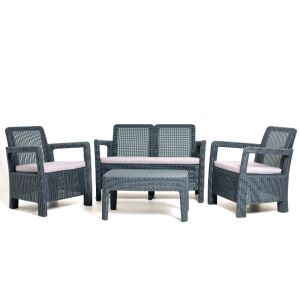 Norfolk Tarifa 4 Seater Resin Lounge Set 