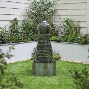 La Hacienda Obelisk Falls Water Feature Inc LEDS