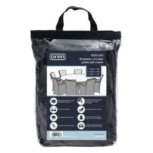 Deluxe - 8 Seater Circular Patio Set Cover - 300cm