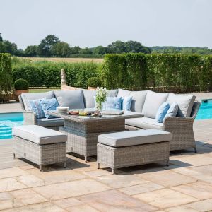 MZ Oxford 4-8 Seater Royal Rattan Corner Dining Set
