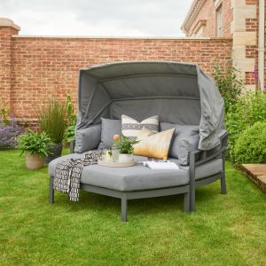 Pheasant Aluminium Day Bed and Lounger - Grey
