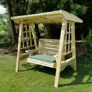Moorvalley 2 Seater Shaded Trellis Swing Seat