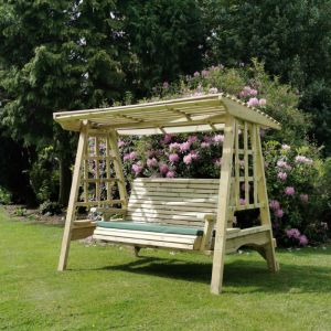 Moorvalley 3 Seater Shaded Trellis Swing Seat
