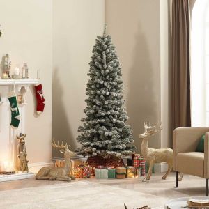 Vixen Balsam Fir Slim Frosted Christmas Tree - 7ft