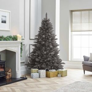 Vixen Leyland Spruce Grey Artificial Christmas Tree - 6ft
