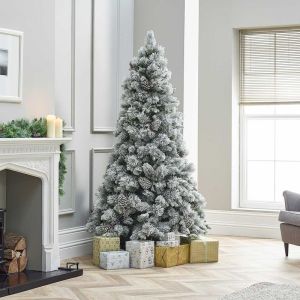 Vixen Virginia Pine Snowy Artificial Christmas Tree - 5ft