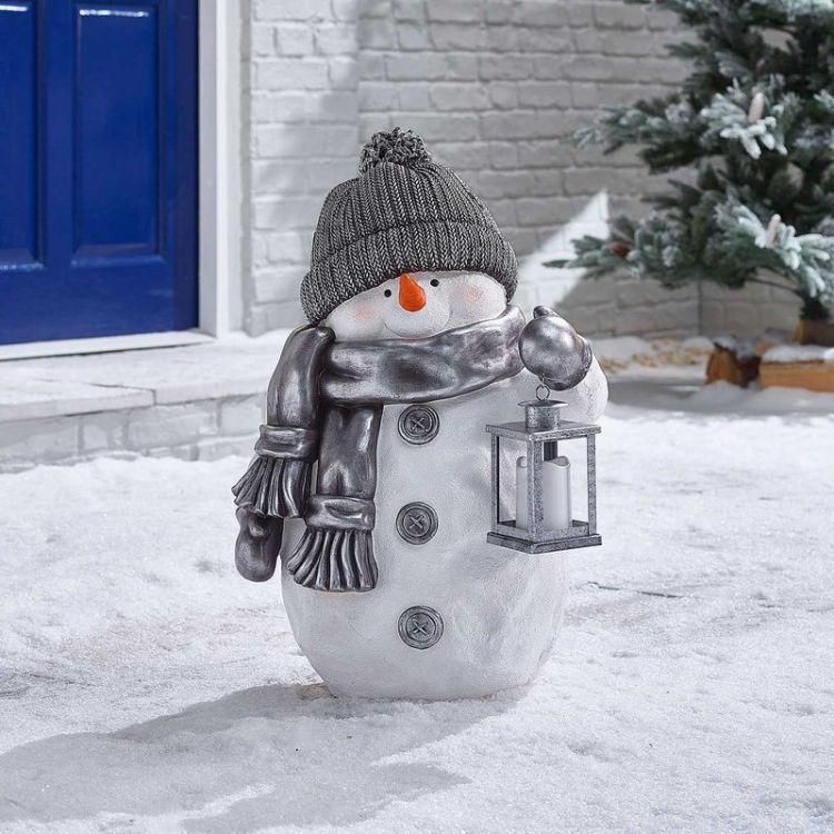 Comet Christmas Snowman Resin Figure - 63cm