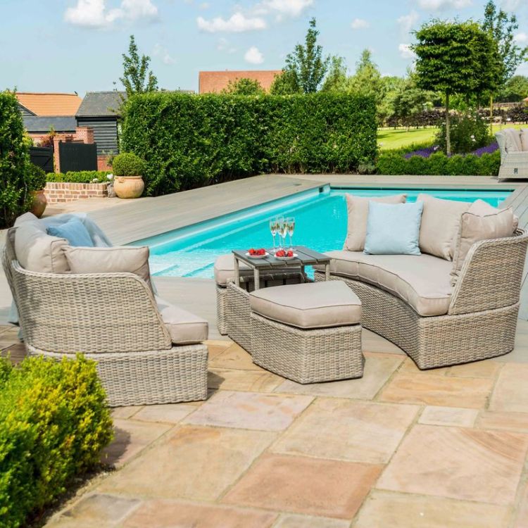 MZ Cotswold Rattan Daybed