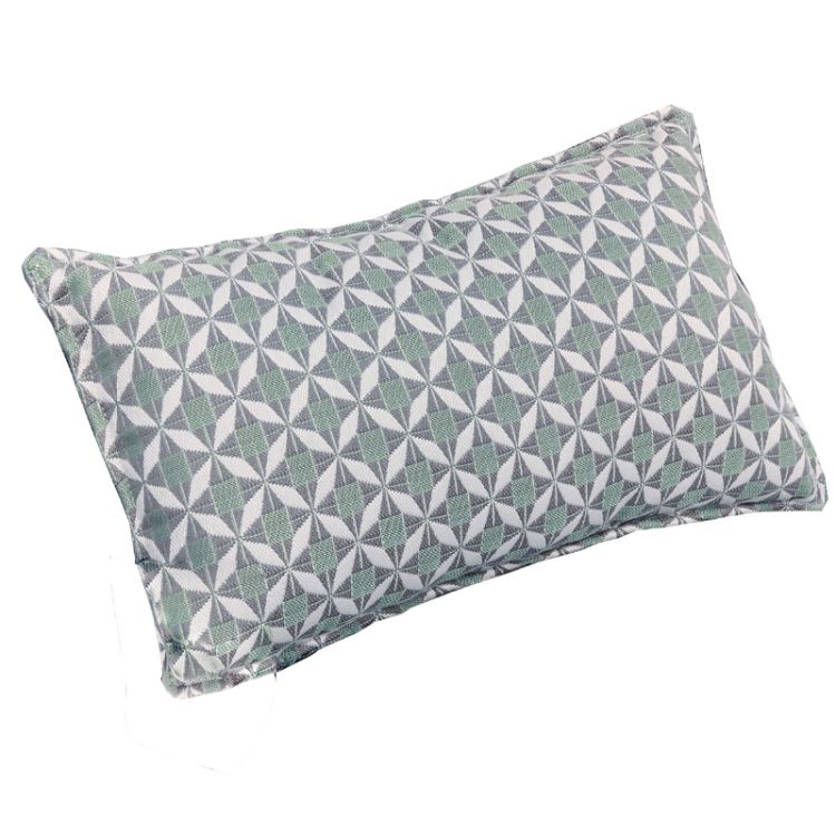 MZ Outdoor Sunbrella Fabric Bolster Cushion - Pack Of 2 - Mosaic Glacier
