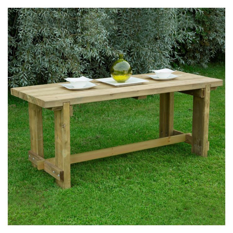 Hartwood 1.8m Sleeper Garden Table