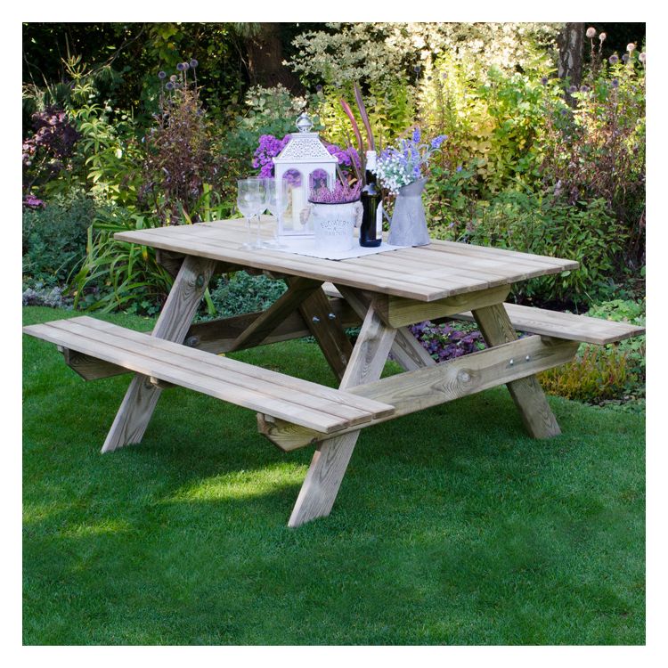 Hartwood Small Rectangular Picnic Table