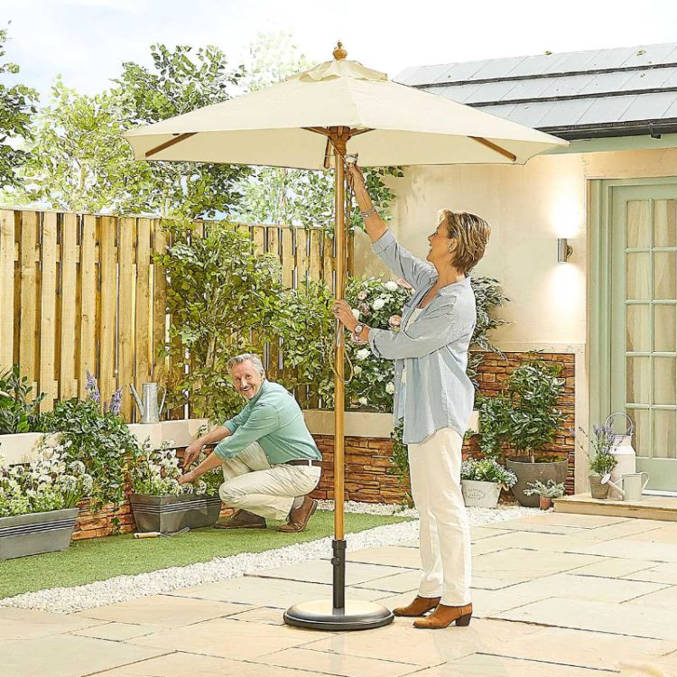 Juno Wooden Parasol - 2m Round