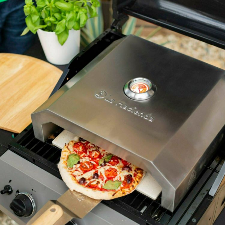La Hacienda BBQ Pizza Oven - Stainless Steel 