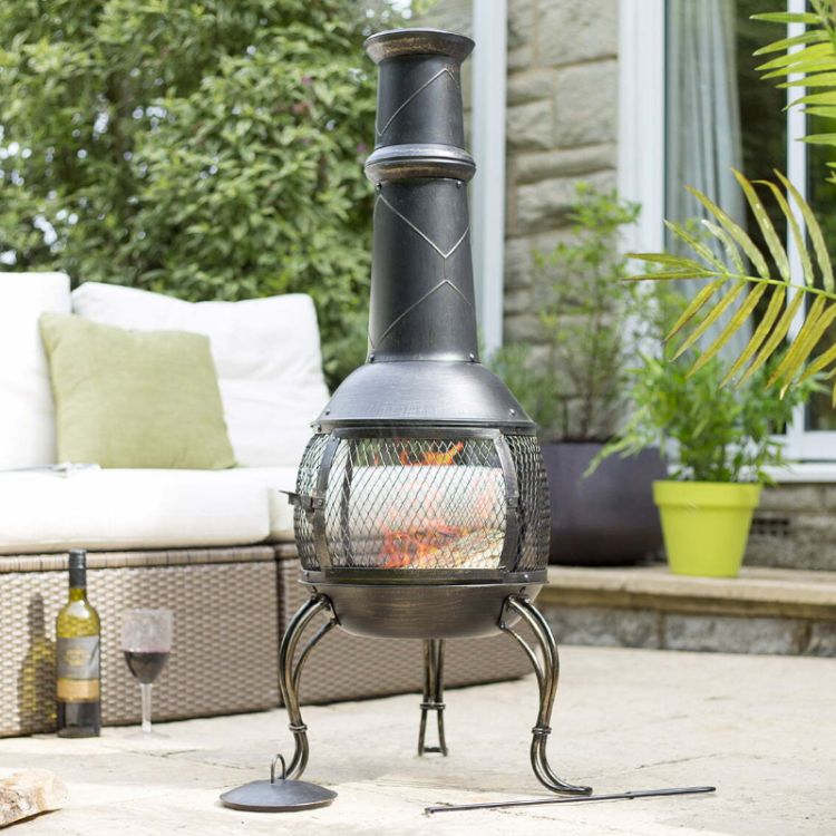 La Hacienda Leon Mesh Chimenea - Large 