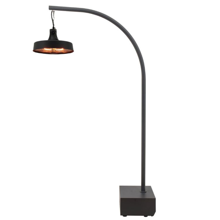 Lille Pendant Overhang Electric patio Heater - 2100W