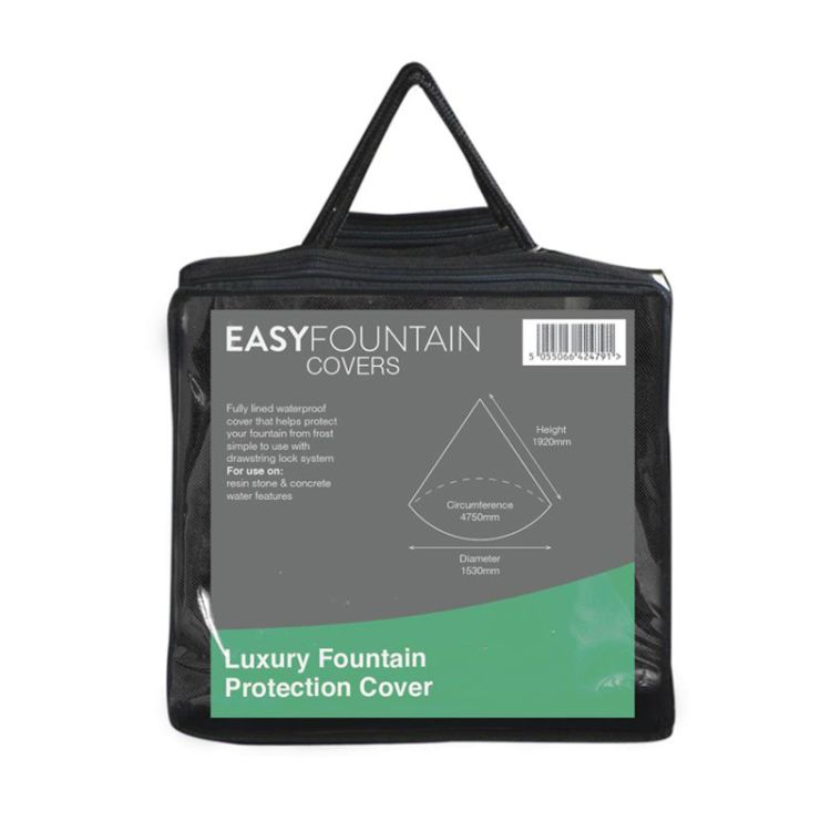 La Hacienda Luxury Lined Fountain Protection Cover - Medium 