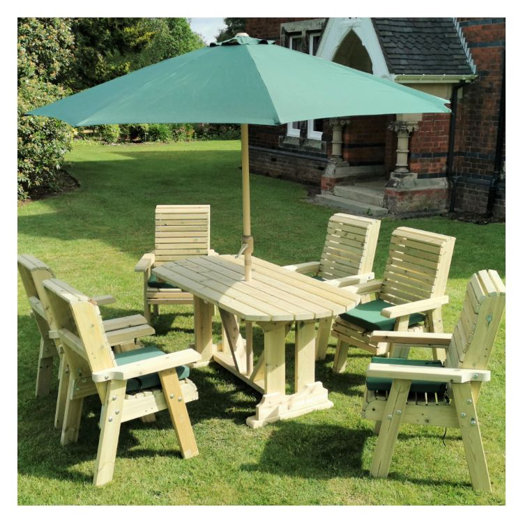 Moorvalley Ergo 6 Seater Rectangular Dining Set