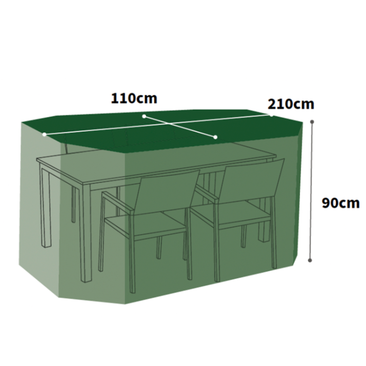 Protector Rectangular Patio Set Cover - 4 Seat