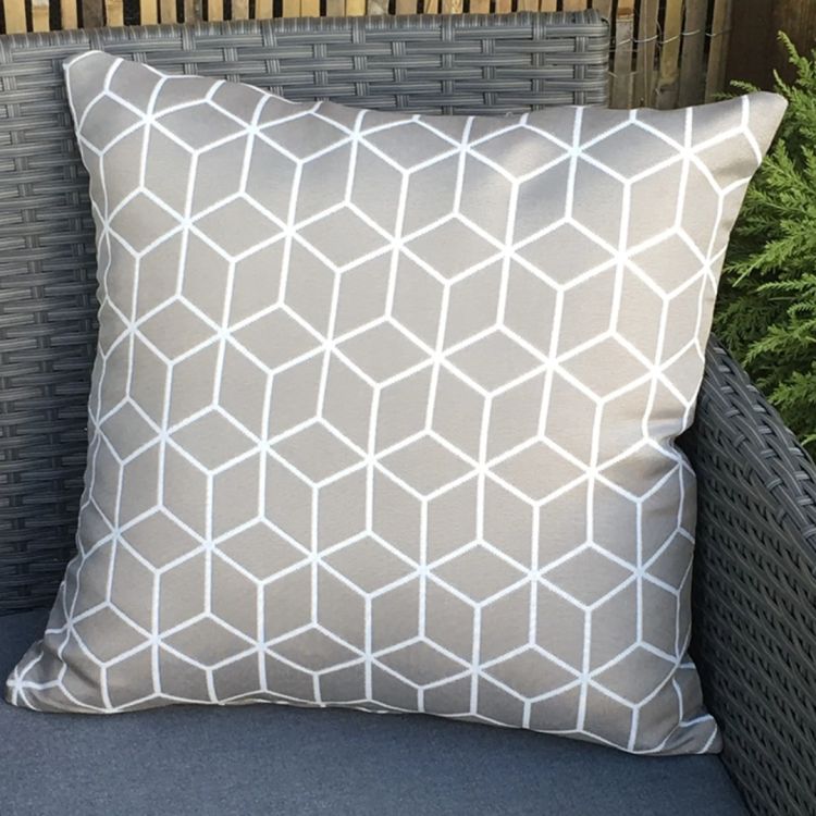RC Grey Geometric Scatter Cushion - Pack Of 2