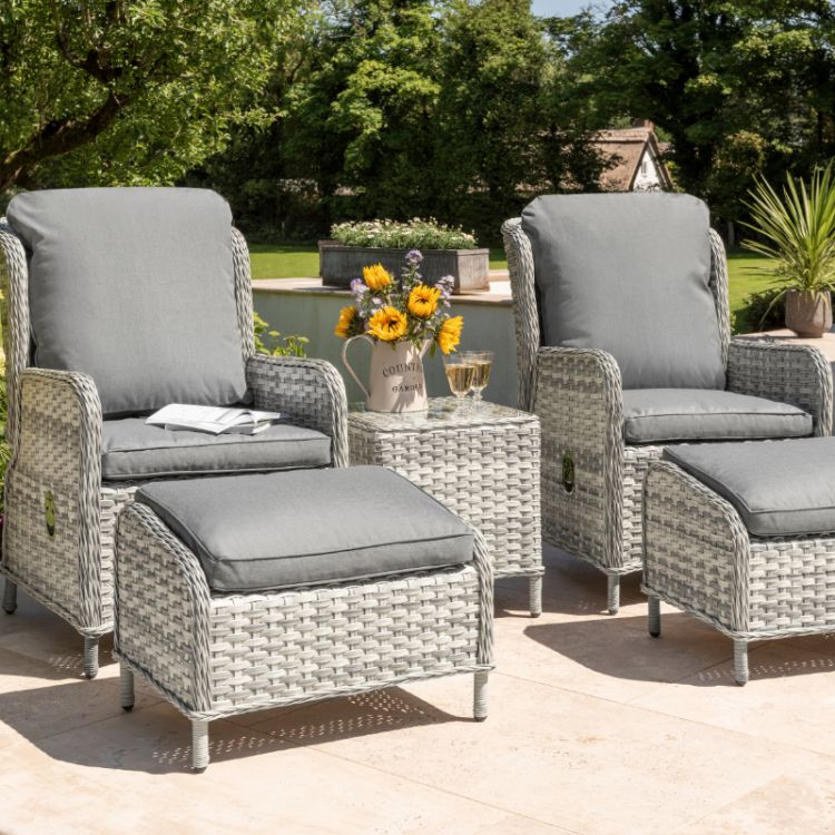 Rosella Reclining Rattan Companion Set