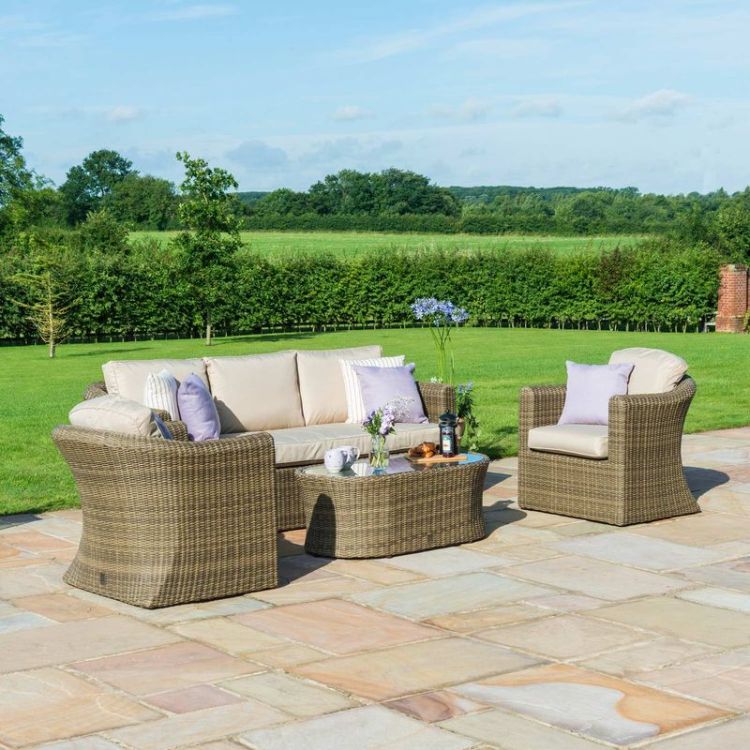 MZ Winchester 5 Seater Rattan Sofa Set