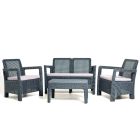 Norfolk Tarifa 4 Seater Resin Lounge Set 