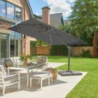 Shoebill Alu-Steel 3m Cantilever Parasol - Black