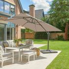 Shoebill Alu-Steel 3m Cantilever Parasol - Cream